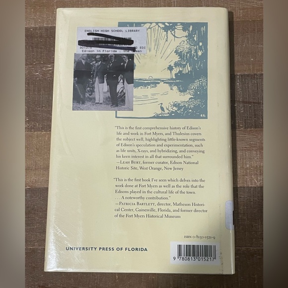 Edison in Florida: The Green Laboratory by Olav Thulesius. Nice solid Hardback. - Picture 2 of 2